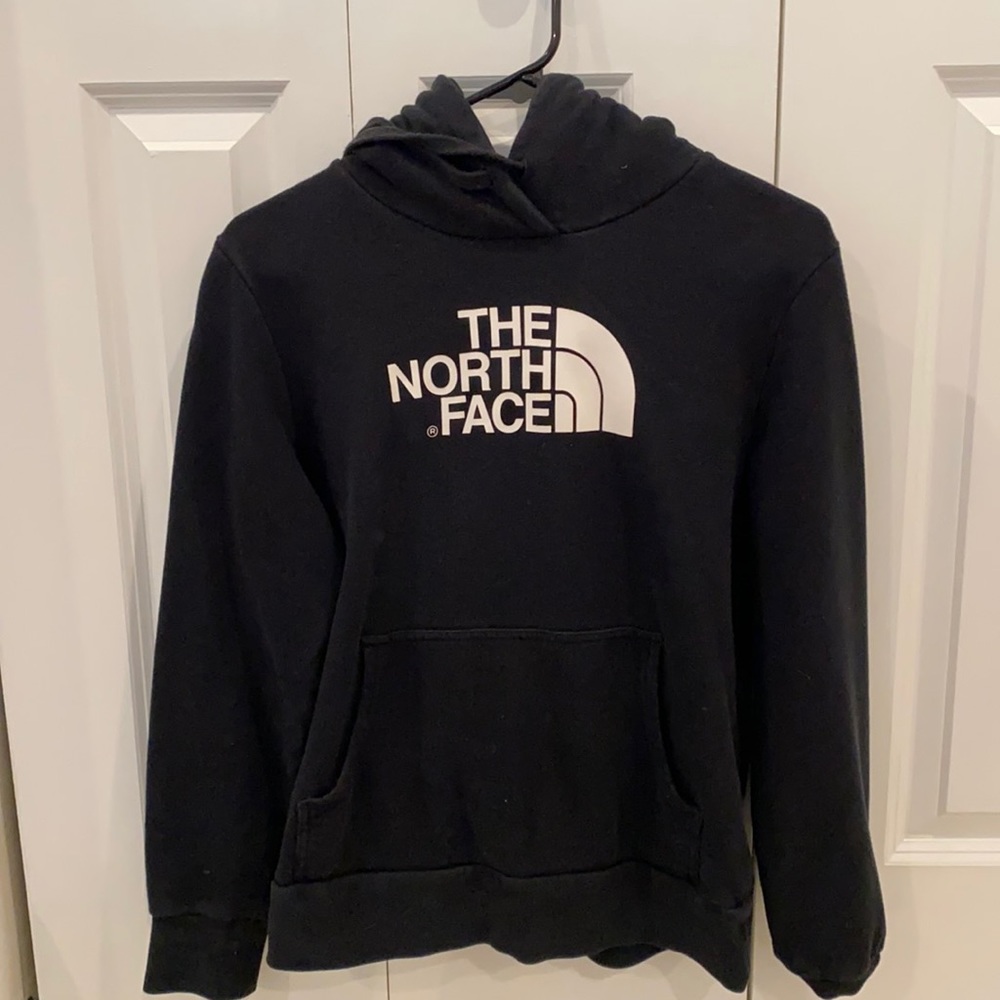 North face black hoodie